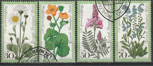 GERMANY 1977 Charity Stamps - Flowers UNH CV R93.50 SG B540-3