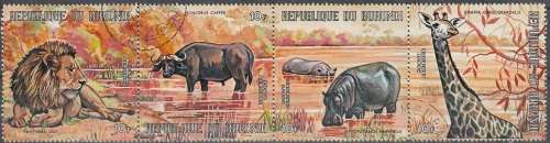 BURUNDI 1971 African Animals ULH CV R70.40 SG 637-40