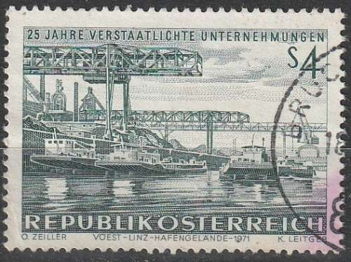 AUSTRIA 1971 The 25th Anniversary of Nationalized Enterprise ULH CV R18.70 SG1625