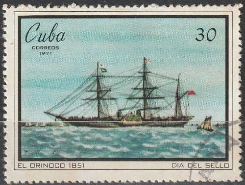 CUBA 1971 Stamp Day CTO CV R17.60 SG 1848