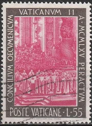 VATICAN CITY 1966 The Church Council ULH CV R3.30 SG 485