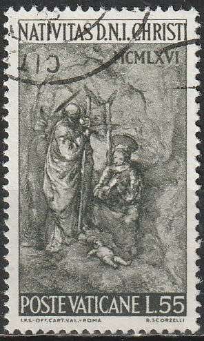 VATICAN CITY 1966 Christmas Stamps ULH CV R3.30 SG 490