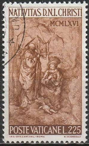 VATICAN CITY 1966 Christmas Stamps ULH CV R5.50 SG 491