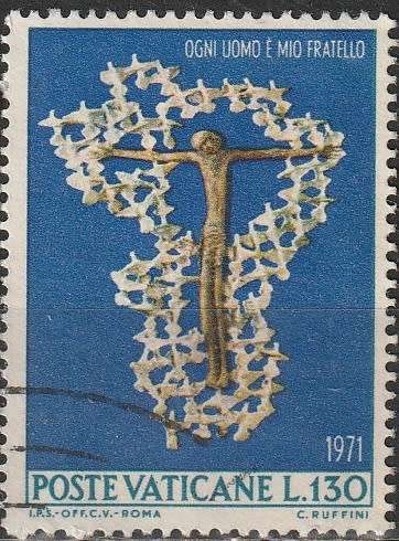VATICAN CITY 1967 Peter and Paul ULH CV R4.40 SG 555