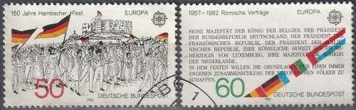 GERMANY 1982 EUROPA Stamps - Historic Events UNH CV R17.60 SG 1994/5