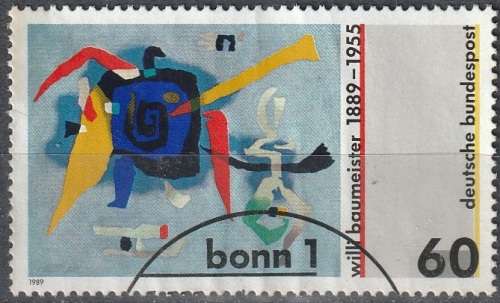 GERMANY 1989 The 100th Anniversary of the Birth of Willi Baumeister, Painter UNH CV R17.60 SG 2261