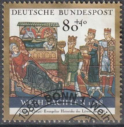 GERMANY 1988 Christmas Stamps UNH CV R48.40 SG 2260