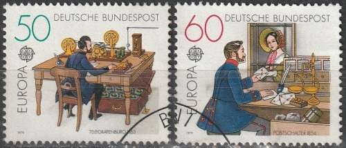GERMANY 1979 EUROPA Stamps - Post and Telecommunications UNH CV R17.60 SG1892/3