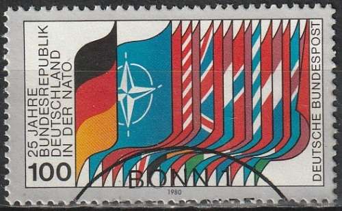 GERMANY 1980 The 25th Anniversary of the Federal Republic Entering NATO UNH CV R28.60 SG 1914