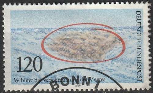 GERMANY 1982 The Society of Prevention of Marine Pollution UNH CV R16.50 SG 1998