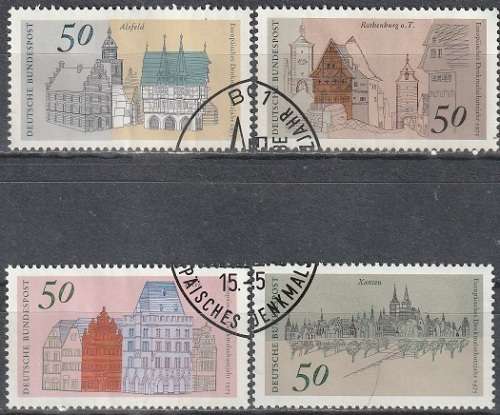 GERMANY 1975 European Buildings UNH CV R71.50 SG 1756-9