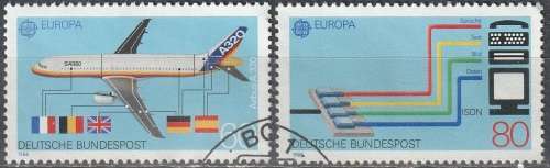 GERMANY 1988 EUROPA Stamps - Transportation and Communications UNH CV R35.20 SG 2241/2