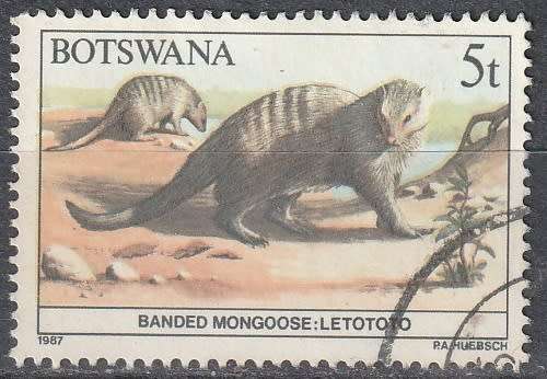BOTSWANA 1987 Animals of Botswana SG 623