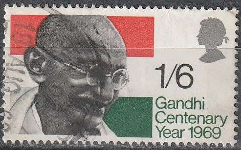 GB 1969 Mathama Gandhi ULH SG 807