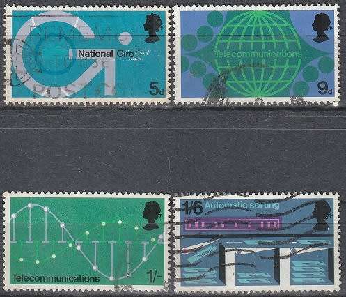 GB 1969 Telecommunications ULH SG 808-11
