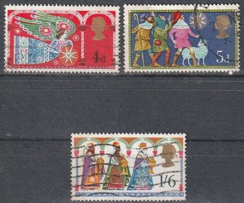 GB 1969 Christmas Stamps ULH SG 812-4
