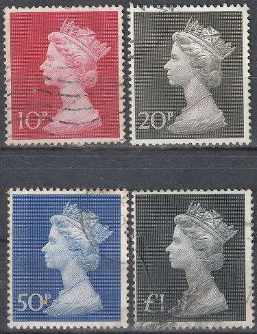 GB 1970 Queen Elizabeth II ULH SG 829-31B