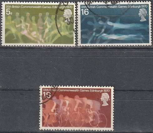 GB 1970 The 9th British Commonwealth Games ULH SG 832-4