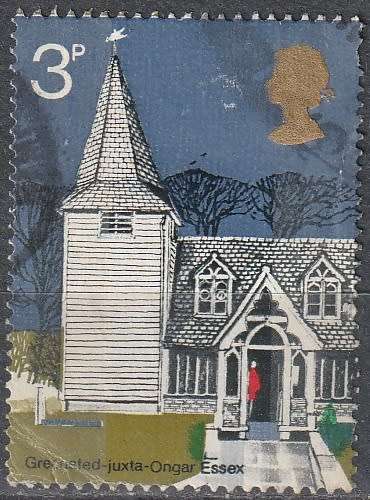 GB 1972 Old Village Churches ULH SG 904