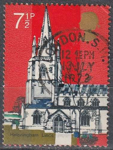 GB 1972 Old Village Churches ULH SG 907