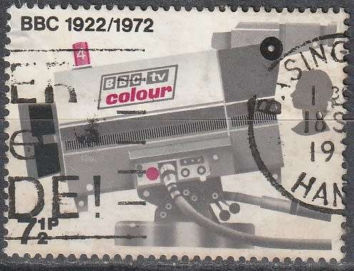 GB 1972 The 50th Anniversary of the British Broadcasting Corperation ULH SG 911