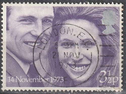 GB 1973 Wedding of Princess Anne and Captain Mark Philips ULH SG 941