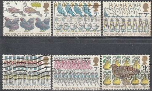 GB 1977 Christmas Stamps ULH SG 1044-9