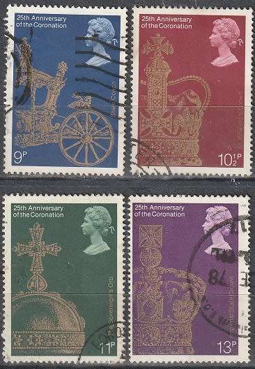 GB 1978 The 25th Anniversary of The Coronation of Elizabeth II ULH SG 1059-62