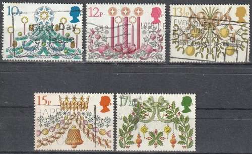 GB 1980 Christmas Stamps ULH SG 1138-42