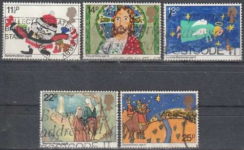 GB 1981 Christmas Stamps ULH SG 1170-74