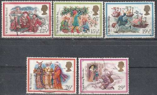 GB 1982 Christmas Stamps ULH SG 1202-06