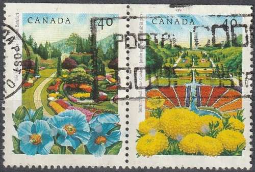 CANADA 1991 Public Gardens ULH SG 1422/3
