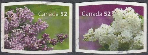 CANADA 2007 Flowers - Lilacs - Self-Adhesive ULH SG 2484/5