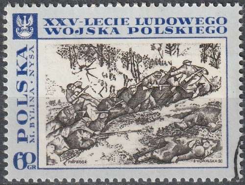 POLAND 1968 The 25th Anniversary of the Polish People`s Army  CV R3.30 SG1861 ULH