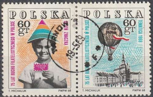 POLAND 1968 Philatelic Society in Poland SG 1832/3 CV R6.60  ULH