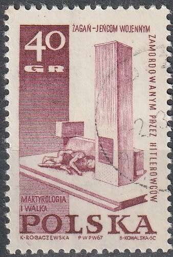 POLAND 1967 Memorials for the Sacrifices of World War II SG 1798 CV R3.30  ULH