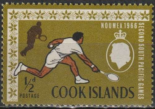 COOK ISLANDS 1967 The 2nd Anniversary of the South Pacific Games CV R3.30 SG 199 UMM