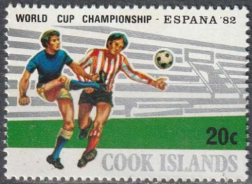 COOK ISLANDS 1981 Football World Cup - Spain SG 815 CV R8.80 UMM