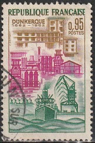 FRANCE 1962 The 300th Anniversary of the Cession of Dunkirk to France CV R19.80 SG 1566 ULH