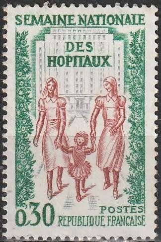 FRANCE 1962 National Hospitals Week CV R7.70 SG 1571 UMM