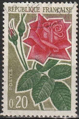 FRANCE 1962 Rose Culture CV R12.10 SG 1583 ULH