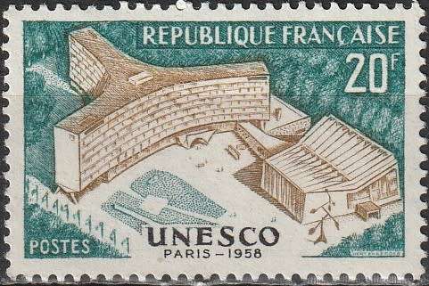 FRANCE 1958 The Opening of the UNESCO Headquarters in Paris CV R5.50 SG 1400 UMM