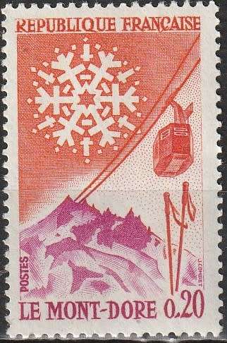 FRANCE 1961 Mont Dore CV R7.70 SG 1536 UMM