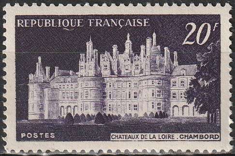 FRANCE 1952 The Cambord Castle CV R17.60 SG 1144 UMM
