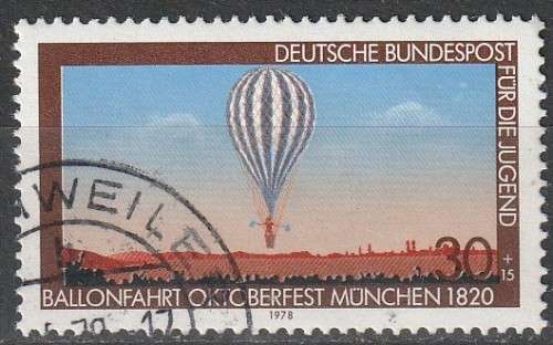 GERMANY 1978 Youth Hostel - Aviation CV R16.50 SG 1856 ULH