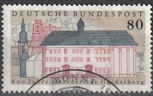 GERMANY 1986 The 500th Anniversary of the University of Heidelberg CV R17.60 SG 2141 ULH