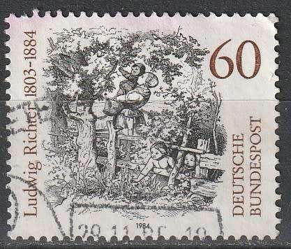 GERMANY 1984 The 100th Anniversary of the Death of Ludwig Richter CV R17.60 SG 2063 ULH