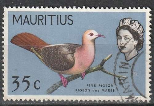 MAURITIUS 1965 Birds and Elizabeth II CV R3.30 SG 341 ULH