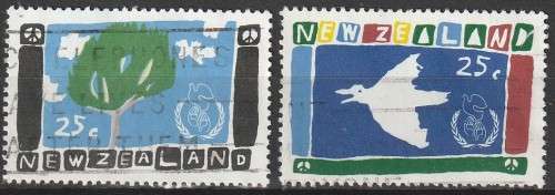 NEW ZEALAND 1986 International Peace Year CV R13.20 SG 1393/4 UNH