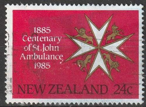 NEW ZEALAND 1985 The 100th Anniversary of the Saint John Ambulance in New Zeala CV R3.30 SG 1357 UNH